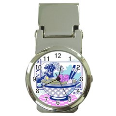 Ramen Kanji Vaporwave Artwork Minimalism Money Clip Watches by Bangk1t