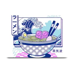 Ramen Kanji Vaporwave Artwork Minimalism Plate Mats by Bangk1t