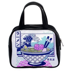 Ramen Kanji Vaporwave Artwork Minimalism Classic Handbag (two Sides) by Bangk1t