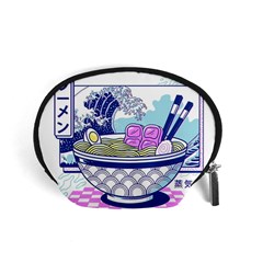 Ramen Kanji Vaporwave Artwork Minimalism Accessory Pouch (small) by Bangk1t