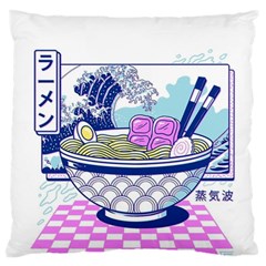 Ramen Kanji Vaporwave Artwork Minimalism Standard Premium Plush Fleece Cushion Case (one Side) by Bangk1t