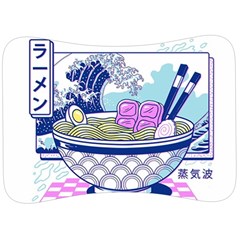 Ramen Kanji Vaporwave Artwork Minimalism Velour Seat Head Rest Cushion by Bangk1t