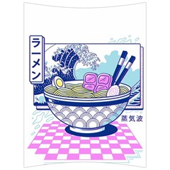 Ramen Kanji Vaporwave Artwork Minimalism Back Support Cushion by Bangk1t