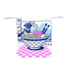 Ramen Kanji Vaporwave Artwork Minimalism Lightweight Drawstring Pouch (l) by Bangk1t