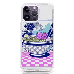 Ramen Kanji Vaporwave Artwork Minimalism Iphone 14 Pro Max Tpu Uv Print Case by Bangk1t