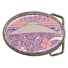 Ramen Kawaii Aesthetic Pink Belt Buckles by Bangk1t