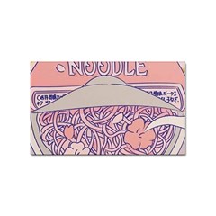 Ramen Kawaii Aesthetic Pink Sticker (rectangular) by Bangk1t