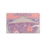 Ramen Kawaii Aesthetic Pink Sticker (Rectangular) Front