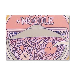 Ramen Kawaii Aesthetic Pink Sticker A4 (10 Pack) by Bangk1t