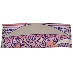 Ramen Kawaii Aesthetic Pink Body Pillow Case (dakimakura) by Bangk1t