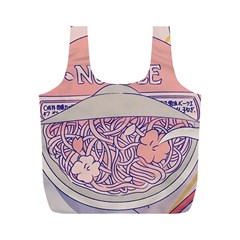 Ramen Kawaii Aesthetic Pink Full Print Recycle Bag (m) by Bangk1t