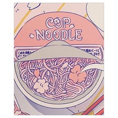 Ramen Kawaii Aesthetic Pink Drawstring Bag (small) by Bangk1t