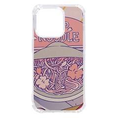 Ramen Kawaii Aesthetic Pink Iphone 14 Pro Tpu Uv Print Case by Bangk1t