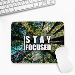 Stay Focused Focus Success Inspiration Motivational Small Mousepad by Bangk1t