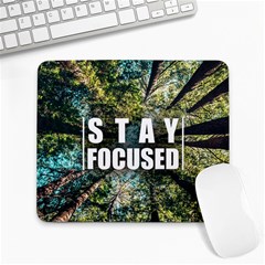 Stay Focused Focus Success Inspiration Motivational Large Mousepad by Bangk1t