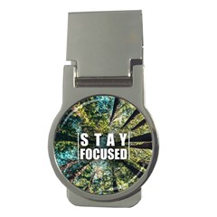 Stay Focused Focus Success Inspiration Motivational Money Clips (round)  by Bangk1t