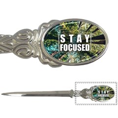 Stay Focused Focus Success Inspiration Motivational Letter Opener by Bangk1t