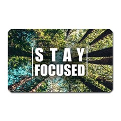 Stay Focused Focus Success Inspiration Motivational Magnet (rectangular) by Bangk1t