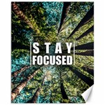 Stay Focused Focus Success Inspiration Motivational Canvas 11  x 14  10.95 x13.48  Canvas - 1