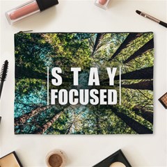 Stay Focused Focus Success Inspiration Motivational Cosmetic Bag (xl) by Bangk1t