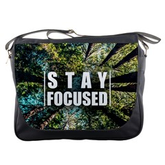 Stay Focused Focus Success Inspiration Motivational Messenger Bag by Bangk1t