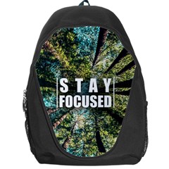 Stay Focused Focus Success Inspiration Motivational Backpack Bag by Bangk1t