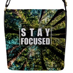 Stay Focused Focus Success Inspiration Motivational Flap Closure Messenger Bag (s) by Bangk1t