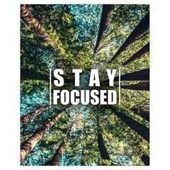 Stay Focused Focus Success Inspiration Motivational Drawstring Bag (small) by Bangk1t