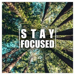 Stay Focused Focus Success Inspiration Motivational Lightweight Scarf  by Bangk1t