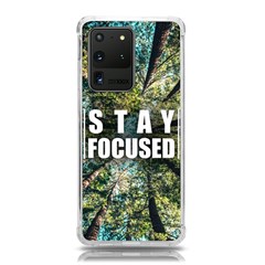 Stay Focused Focus Success Inspiration Motivational Samsung Galaxy S20 Ultra 6 9 Inch Tpu Uv Case