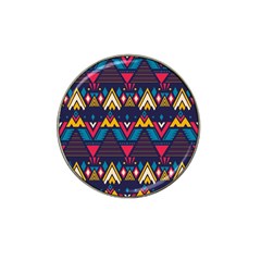 Pattern Colorful Aztec Hat Clip Ball Marker by Ravend