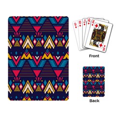 Pattern Colorful Aztec Playing Cards Single Design (rectangle)