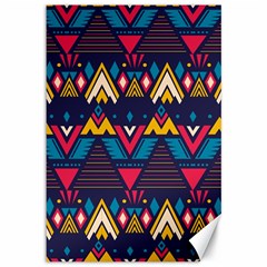 Pattern Colorful Aztec Canvas 12  X 18  by Ravend