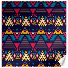 Pattern Colorful Aztec Canvas 16  X 16  by Ravend