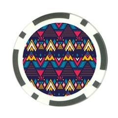 Pattern Colorful Aztec Poker Chip Card Guard (10 Pack) by Ravend