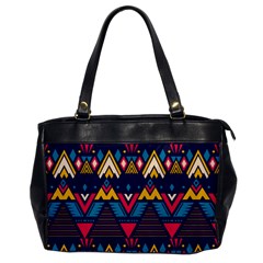 Pattern Colorful Aztec Oversize Office Handbag by Ravend