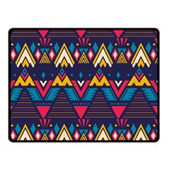 Pattern Colorful Aztec Two Sides Fleece Blanket (small) by Ravend