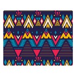 Pattern Colorful Aztec Premium Plush Fleece Blanket (Large) 80 x60  Blanket Front