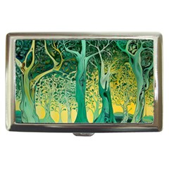 Nature Trees Forest Mystical Forest Jungle Cigarette Money Case by Ravend