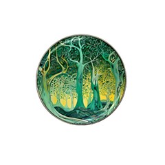 Nature Trees Forest Mystical Forest Jungle Hat Clip Ball Marker (4 Pack) by Ravend