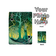 Nature Trees Forest Mystical Forest Jungle Playing Cards 54 Designs (mini)