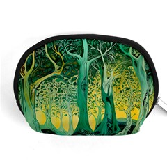 Nature Trees Forest Mystical Forest Jungle Accessory Pouch (medium) by Ravend