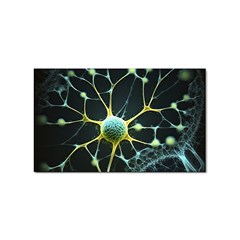 Ai Generated Neuron Network Connection Sticker Rectangular (10 Pack) by Ravend