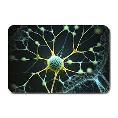 Ai Generated Neuron Network Connection Plate Mats by Ravend