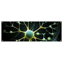 Ai Generated Neuron Network Connection Banner And Sign 12  X 4  by Ravend