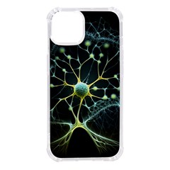 Ai Generated Neuron Network Connection Iphone 14 Tpu Uv Print Case by Ravend