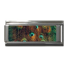 Peacock Feathers Superlink Italian Charm (9mm)