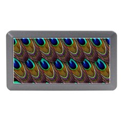 Peacock-feathers-bird-plumage Memory Card Reader (mini) by Ravend