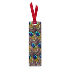 Peacock-feathers-bird-plumage Small Book Marks by Ravend