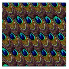 Peacock-feathers-bird-plumage Square Satin Scarf (36  X 36 ) by Ravend